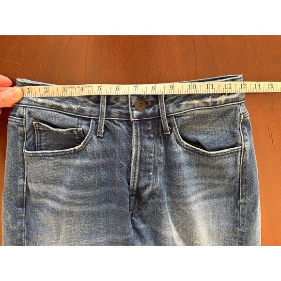 3x1 Higher Ground High-Rise Boyfriend Cropped Jeans Denim Size 24 - Picture 10 of 13